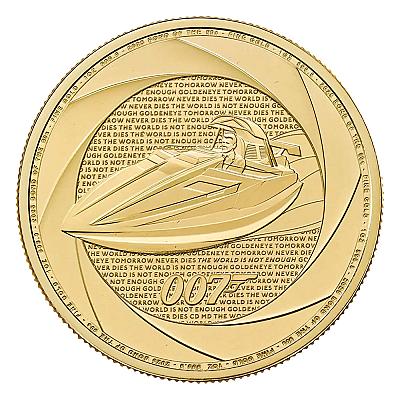 2025 1oz James Bond 1990s Gold Coin