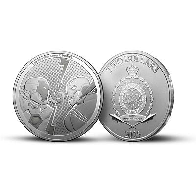 1oz Silver Coin - Marvel: Iron Man vs. Ultron