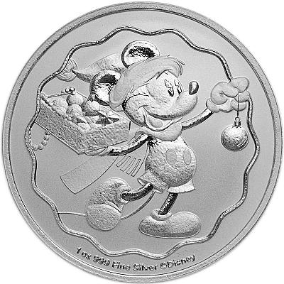 1oz Silver Coin — Disney: Mickey & Friends