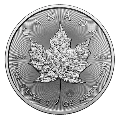 Canadian Maple Leaf Silver Coins - ID 4418