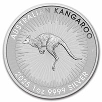 Australian Kangaroo Silver Coins - ID 4421