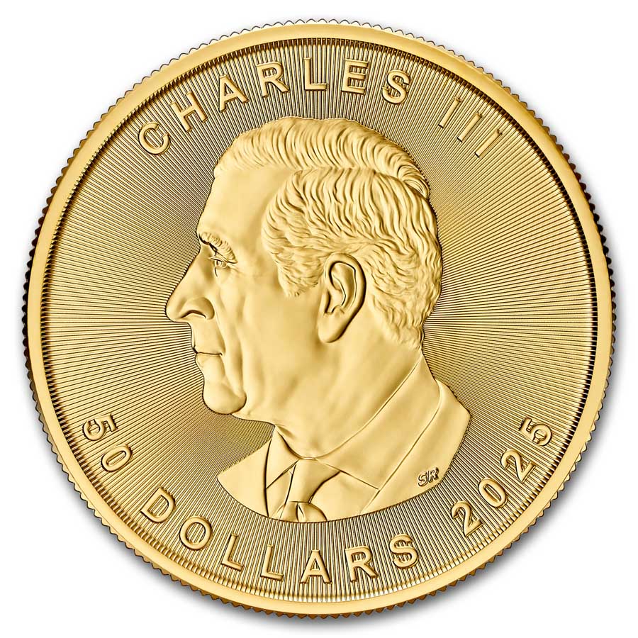 2025 Canada 1 oz Gold Maple Leaf BU