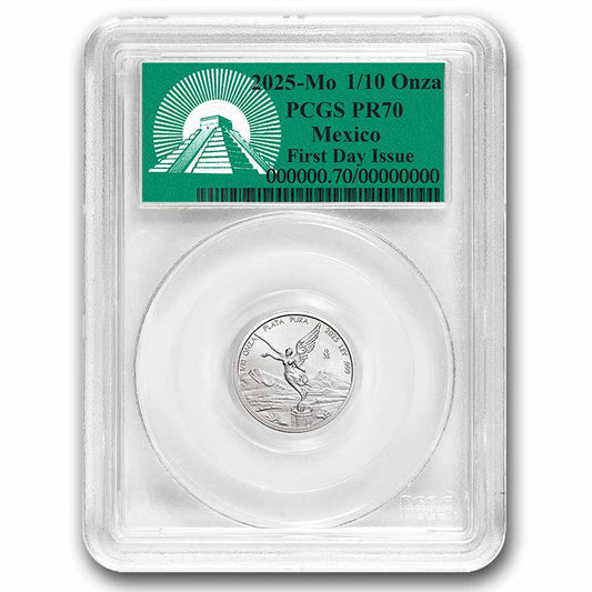 2025 Mexico 1/10 oz Silver Proof Libertad PR-70 PCGS (FDI)
