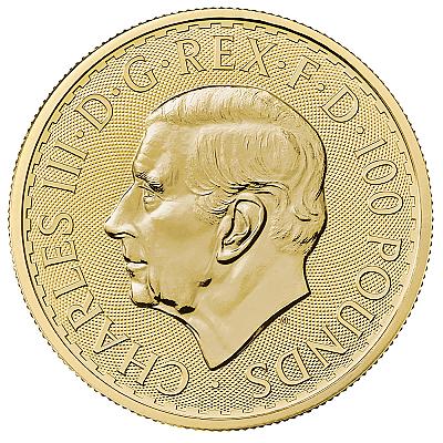 2025 1oz Britannia Gold Coin (King Charles III Portrait)