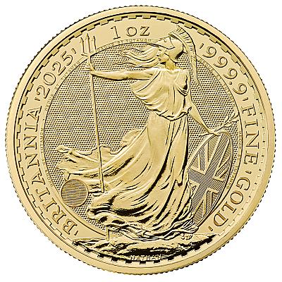 2025 1oz Britannia Gold Coin (King Charles III Portrait)