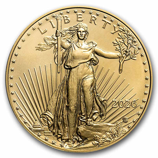 2026 1/10 oz American Gold Eagle Coin BU