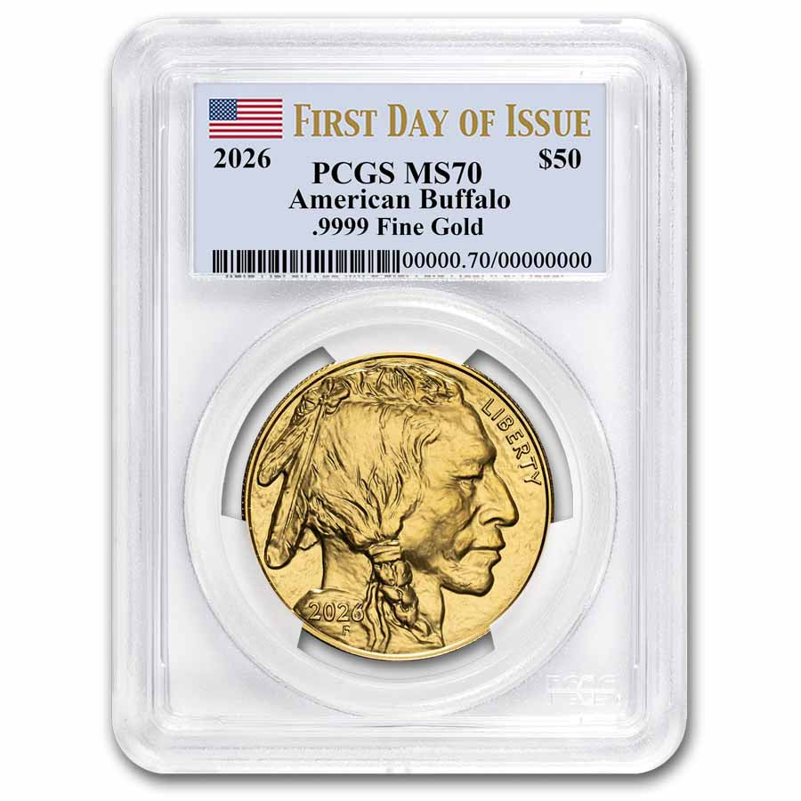 2026 1 oz Gold Buffalo MS-70 PCGS (First Day of Issue)