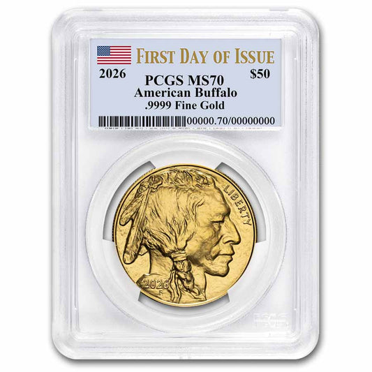 2026 1 oz Gold Buffalo MS-70 PCGS (First Day of Issue)