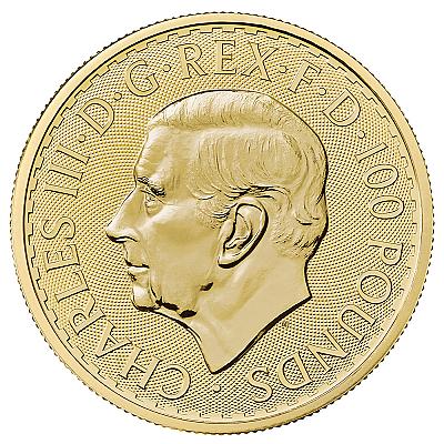 2026 1oz Britannia Gold Coin (King Charles III Portrait)