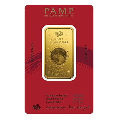 PAMP Lunar Year of The Horse 1 Ounce Gold Bar