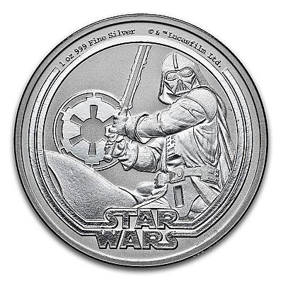 2026 Star Wars Darth Vader 1oz Silver Coin