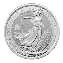 UK Britannia Merlion Privy Silver Coins - ID 4589