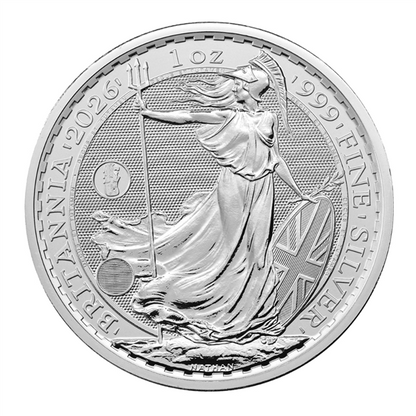 UK Britannia Merlion Privy (LOOSE) 1 oz Silver Coins - ID 4791