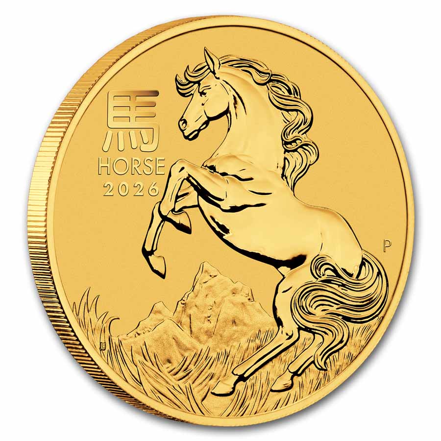 2026 AUS 1 oz Gold Lunar Year of the Horse (MD® Premier+PCGS)
