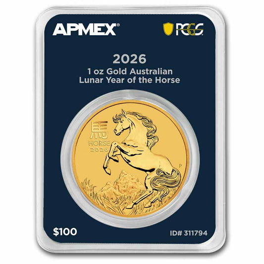 2026 AUS 1 oz Gold Lunar Year of the Horse (MD® Premier+PCGS)