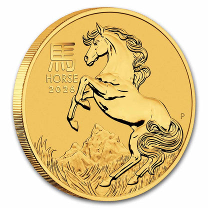 2026 Australia 1/4 oz Gold Lunar Horse BU (Series III)