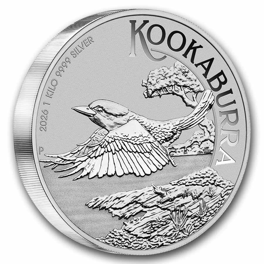 2026 Australia 1 kilo Silver Kookaburra BU