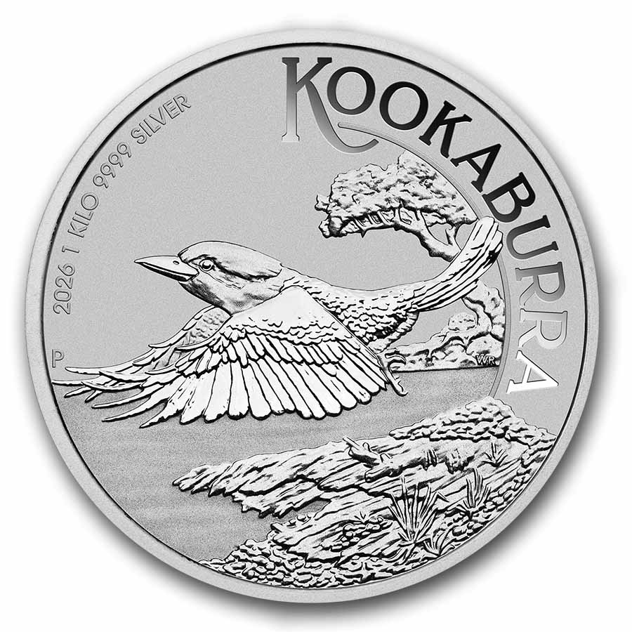 2026 Australia 1 kilo Silver Kookaburra BU