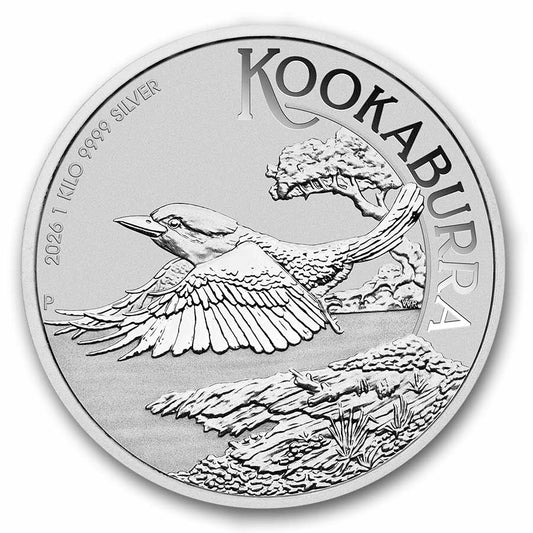 2026 Australia 1 kilo Silver Kookaburra BU