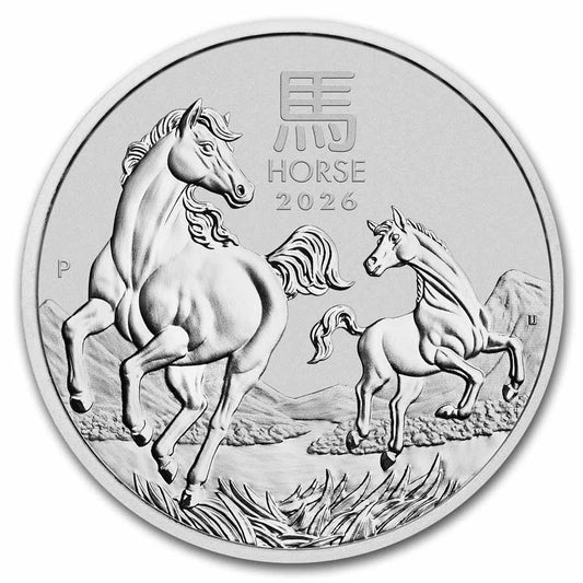 2026 Australia 1 kilo Silver Lunar Horse BU (Series III)