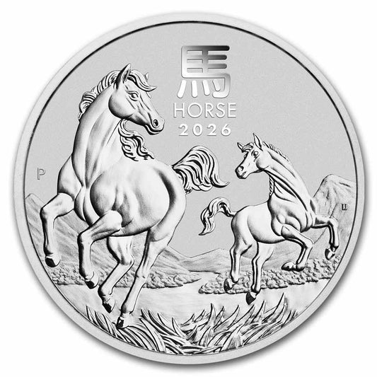 2026 Australia 1 oz Silver Lunar Horse BU (Series III)
