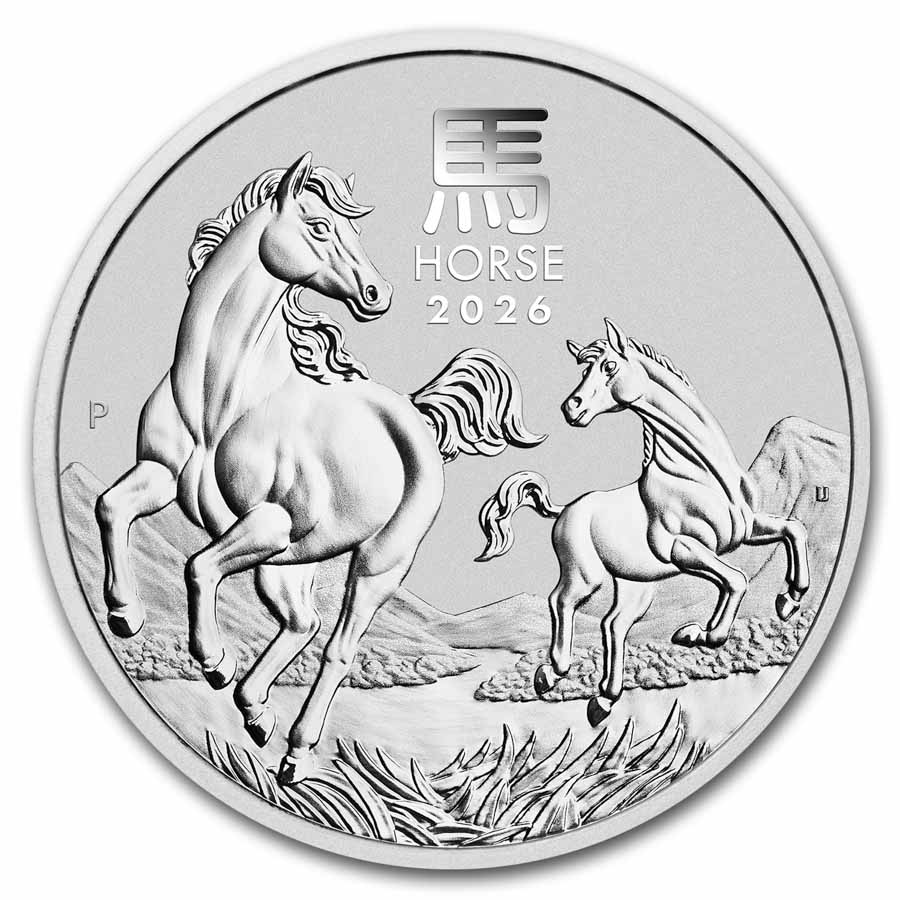 2026 Australia 5 oz Silver Lunar Horse BU (Series III)