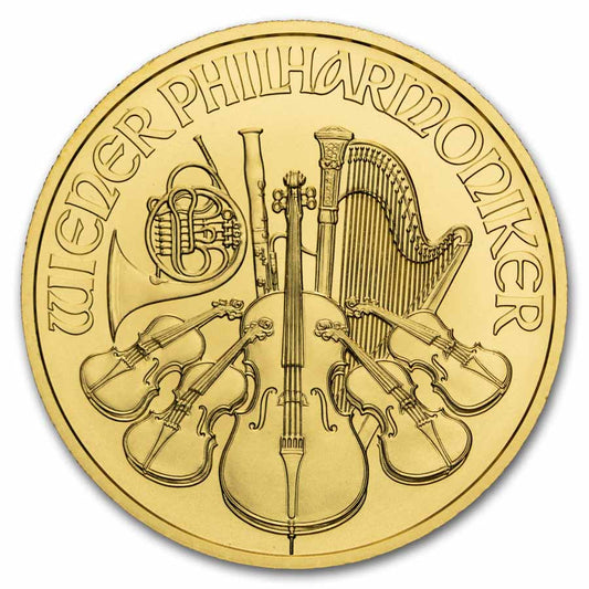 2026 Austria 1/2 oz Gold Philharmonic BU
