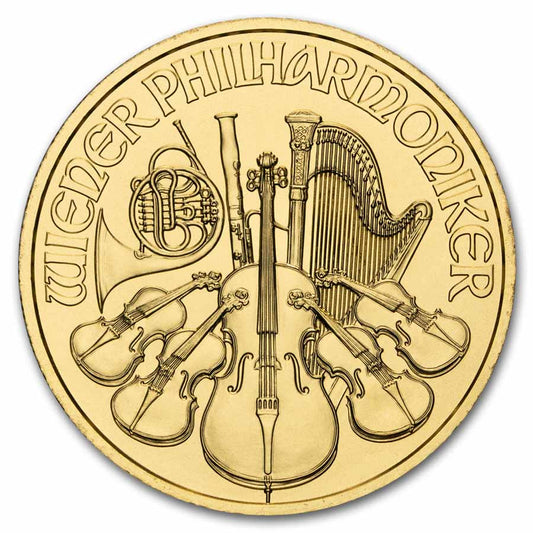 2026 Austria 1/4 oz Gold Philharmonic BU