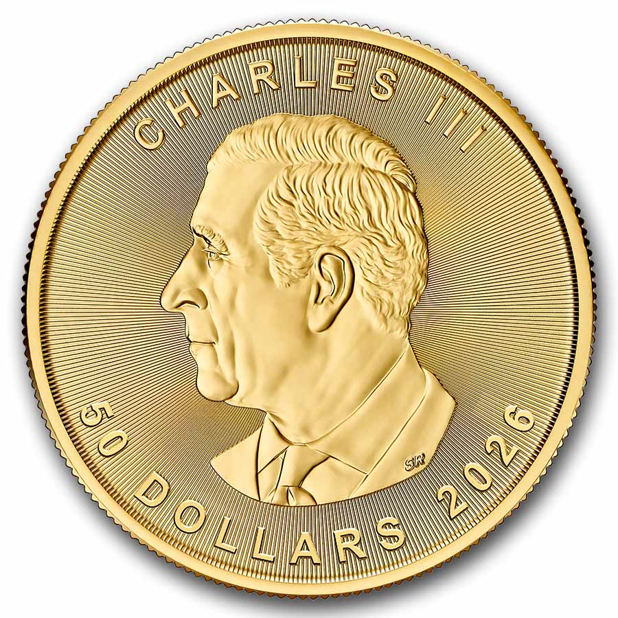 2026 Canada 1 oz Gold Maple Leaf BU