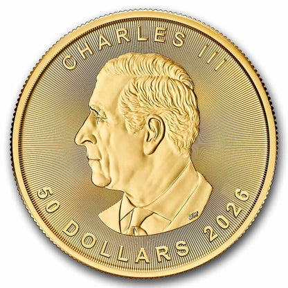 2026 Canada 1 oz Gold Maple Leaf BU