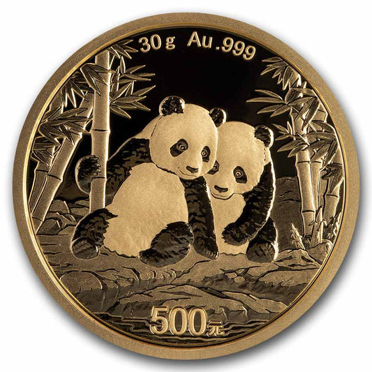 2026 China 30 gram Gold Panda BU (Sealed)