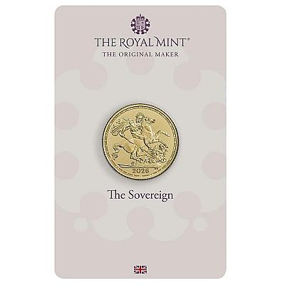 2026 Full Gold Sovereign Coin in Certified Packaging