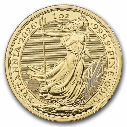 2026 Great Britain 1 oz Gold Britannia BU