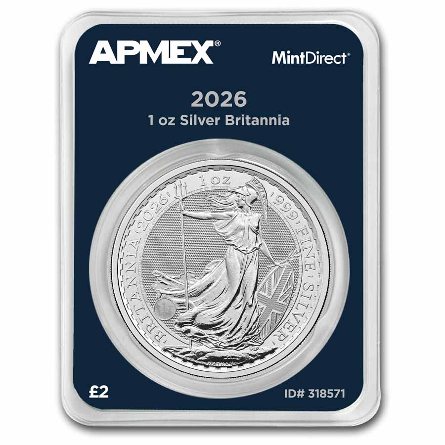 2026 Great Britain 1 oz Silver Britannia MintDirect® Single