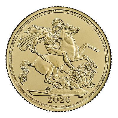 2026 Full Gold Sovereign Coin in Certified Packaging