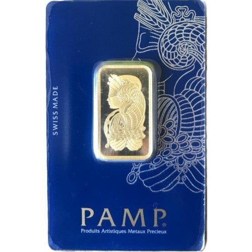 20 Gm PAMP Suisse Gold bar 999.9 Purity