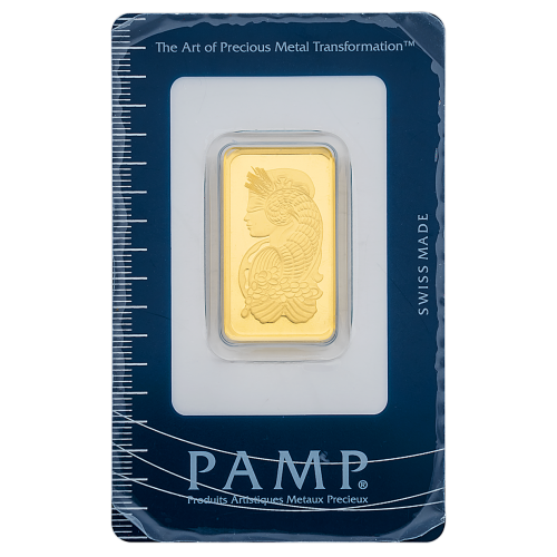 20 Gm PAMP Suisse Gold bar 999.9 Purity