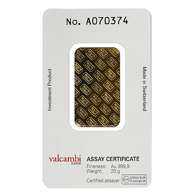 Credit Suisse 20 Gram Gold Bar