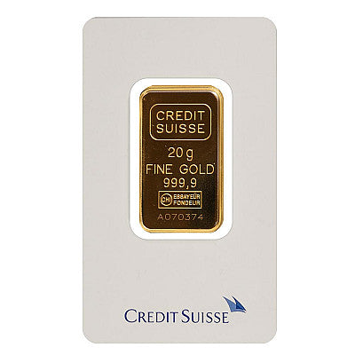 Credit Suisse 20 Gram Gold Bar