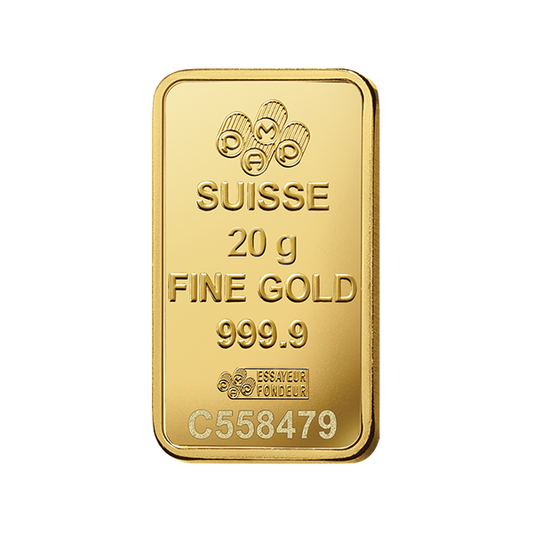 20g PAMP Lady Fortuna Gold Minted Bar