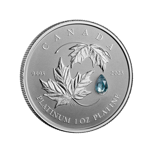 1oz Platinum Canadian Maple Lead Forever Reverse Proof Coin