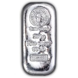 250g Silver Bar Argor Heraeus