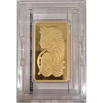250 Gm Minted Suisse Gold bar 999.9 Purity