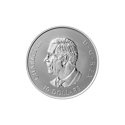 Gleaming Maple Leaves – 1/2oz Fine Silver Coin