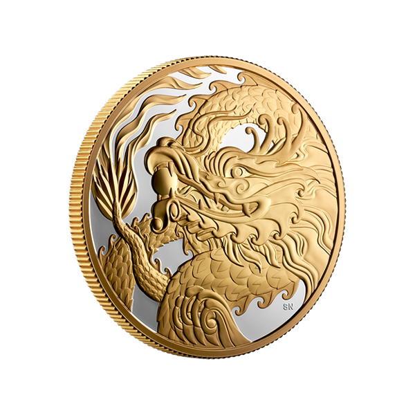 5oz Silver Triumphant Dragon Coin