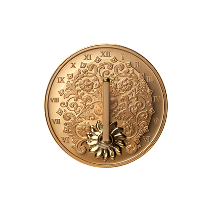 The Gilded Sundial – 1oz Fine Silver Coin