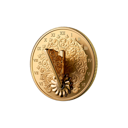 The Gilded Sundial – 1oz Fine Silver Coin