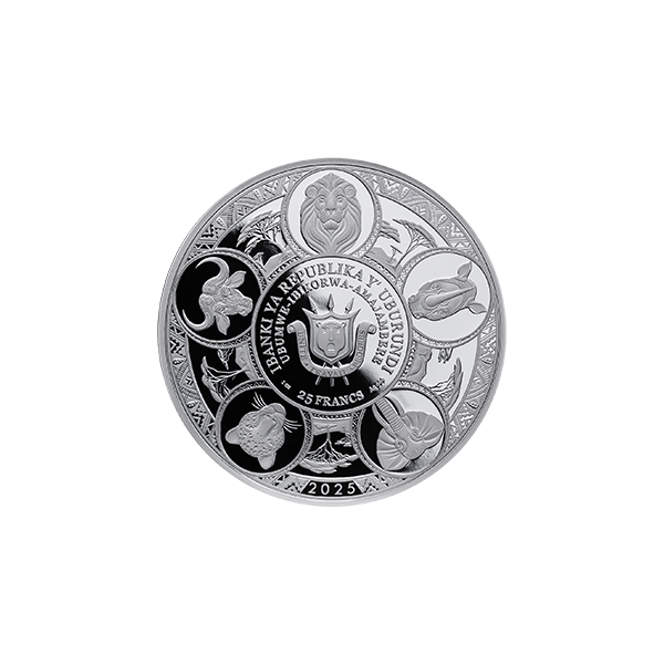 50g Silver The Bullion Giants Coin with Gold Plating