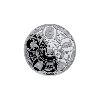 50g Silver The Bullion Giants Coin with Gold Plating