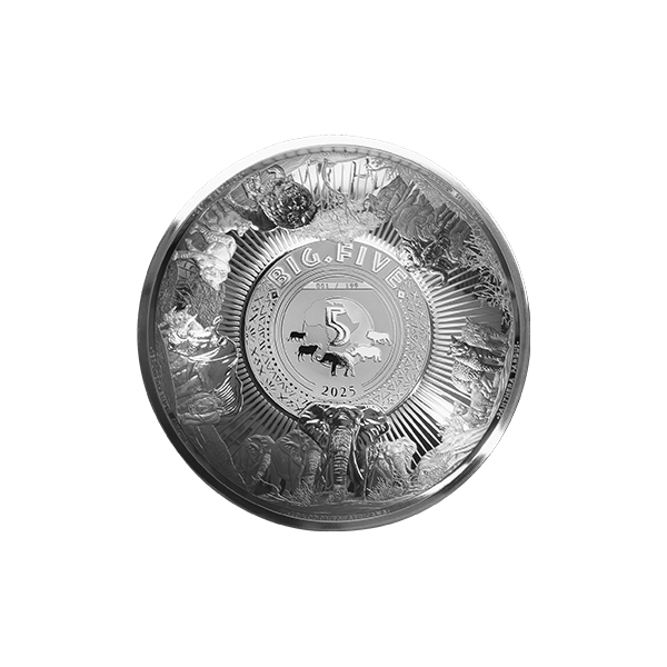 1kg Silver – The Big Five of Africa